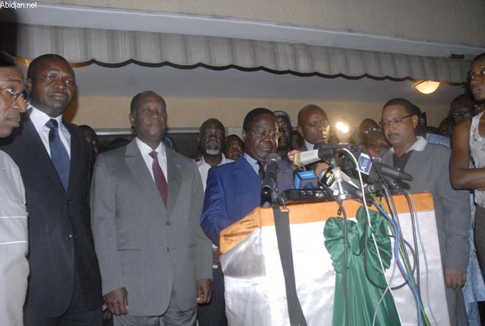 Déclaration des leaders du Rhdp et de leurs alliés concernant le deuxième tour de l’élection présidentielle